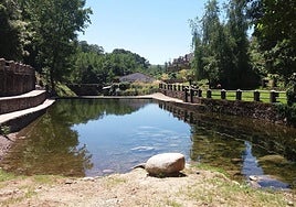 Piscina natural de Aldeanueva de la Vera.