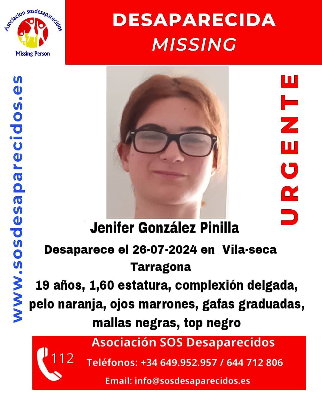 Infografía distribuida por SOS Desaparecidos.