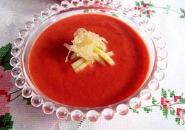 Prueba esta rica sopa fría, sanísima y con un sabor muy agradable.