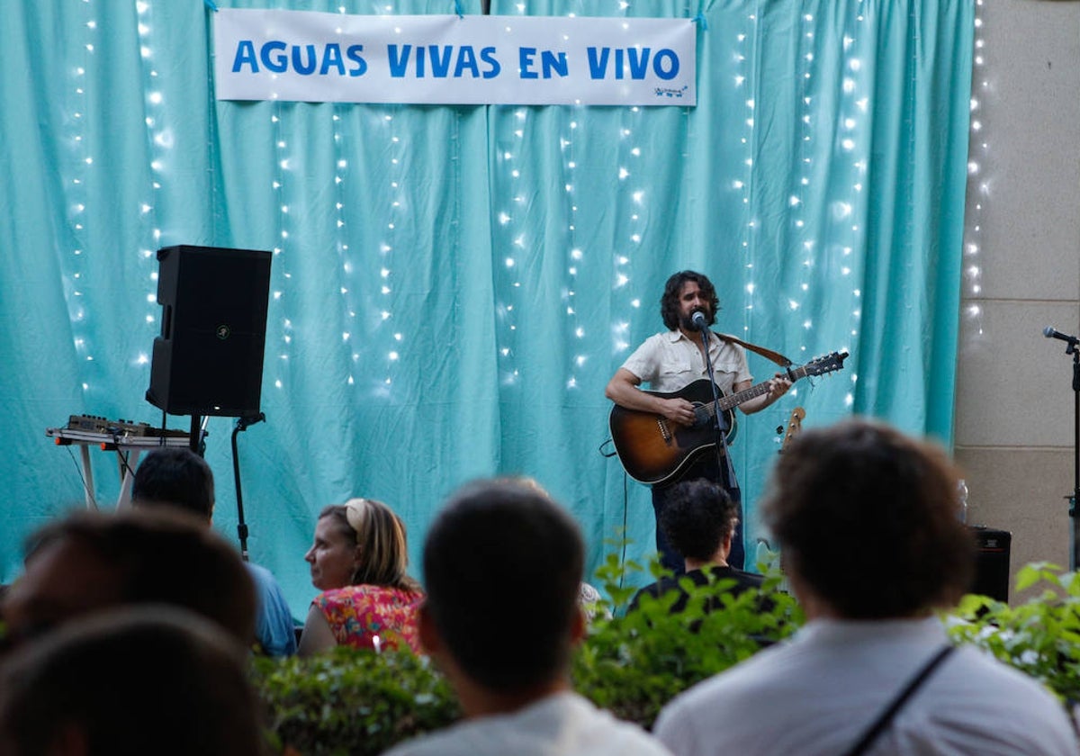 Concierto de Jay Martin el pasado sábado en Aguas Vivas.