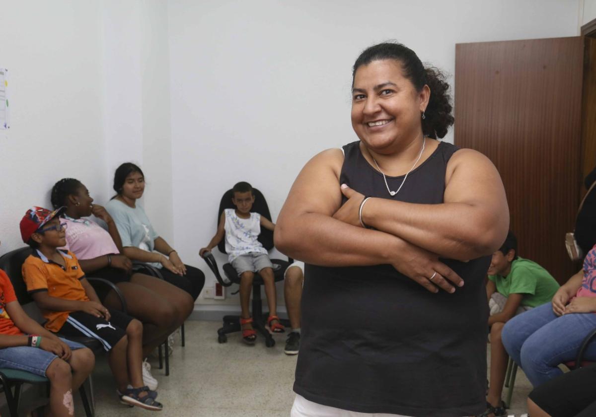 Tania Iria, del Movimiento Mujeres Migrantes de Mérida.