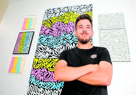 Carlos Andrés Durán Rebollo, artista autodidacta.