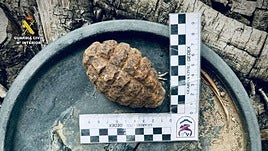 Artefacto explosivo en la localidad de Abertura.