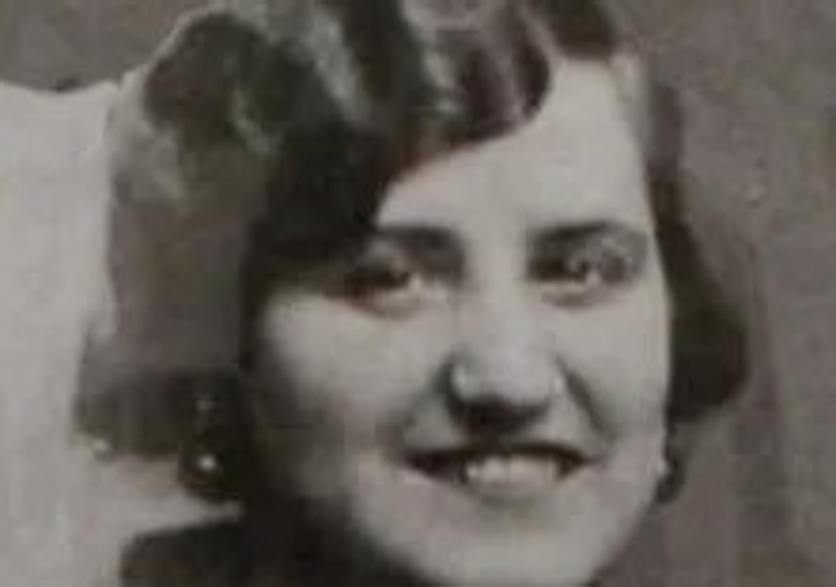 Matilde Morillo Sánchez, maestra fusilada al término de la Guerra Civil.