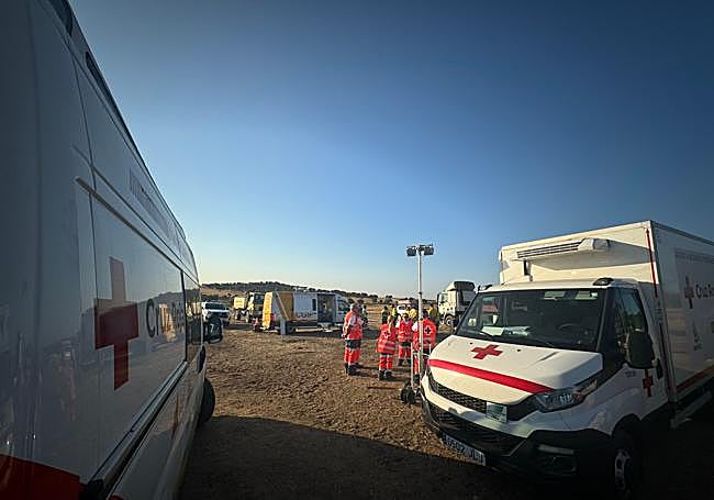 Imagen publicada por Cruz Roja en redes sociales esta tarde.