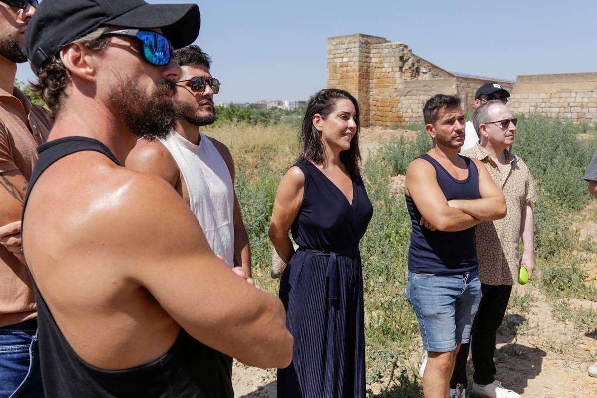 Fotos | Visita del elenco de Medusa al yacimiento de Huerta de Otero