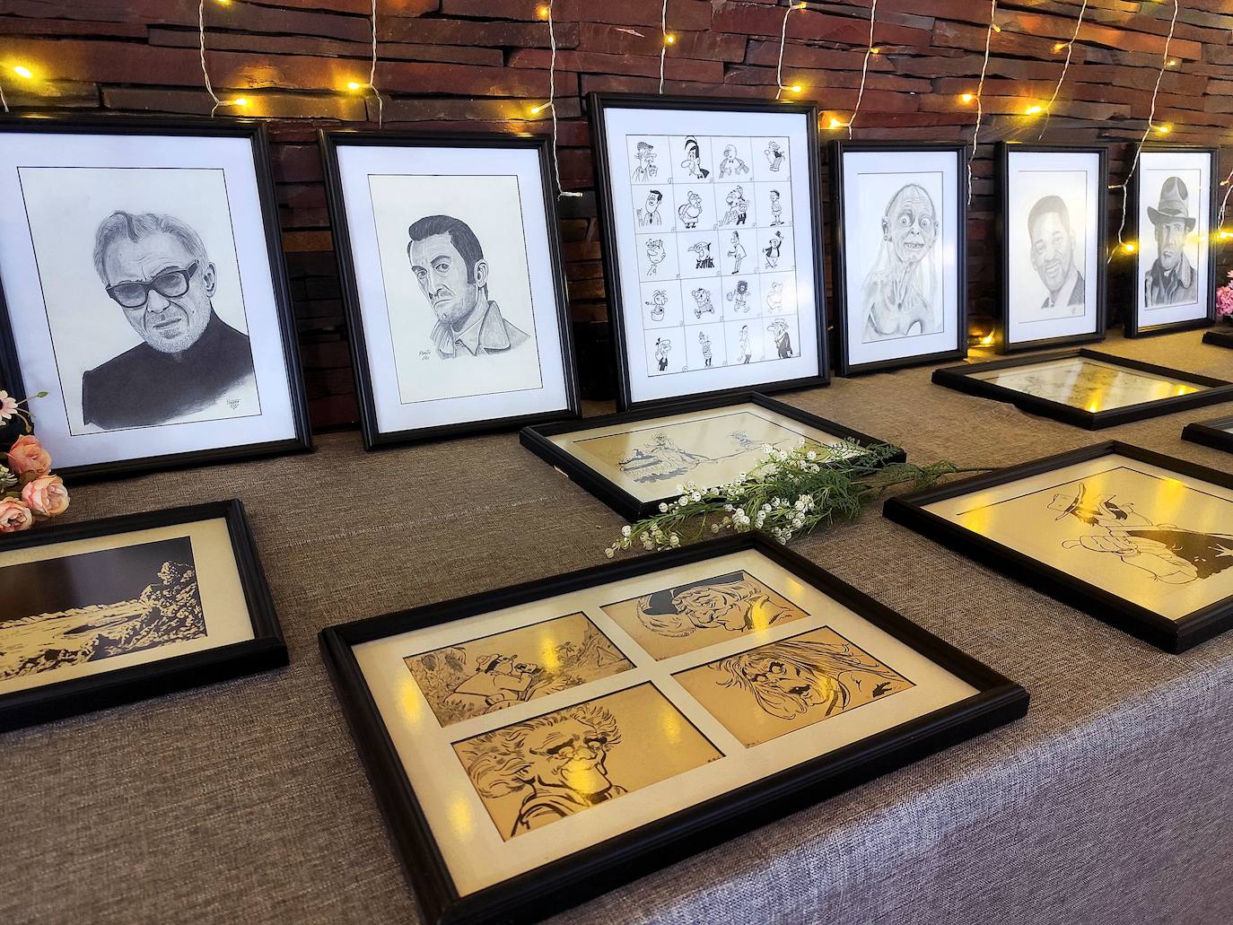 Exposición de dibujos del lector de Azagala fallecido este año, Manuel Negrete «Manolín»