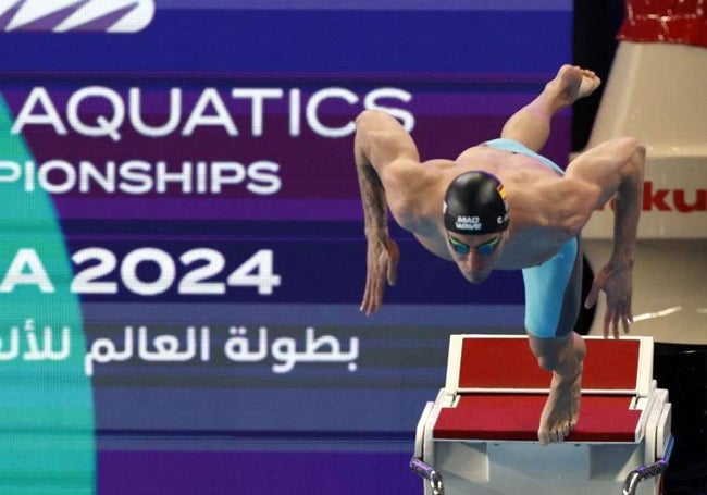 El placentino César Castro lo intentó en la natación.