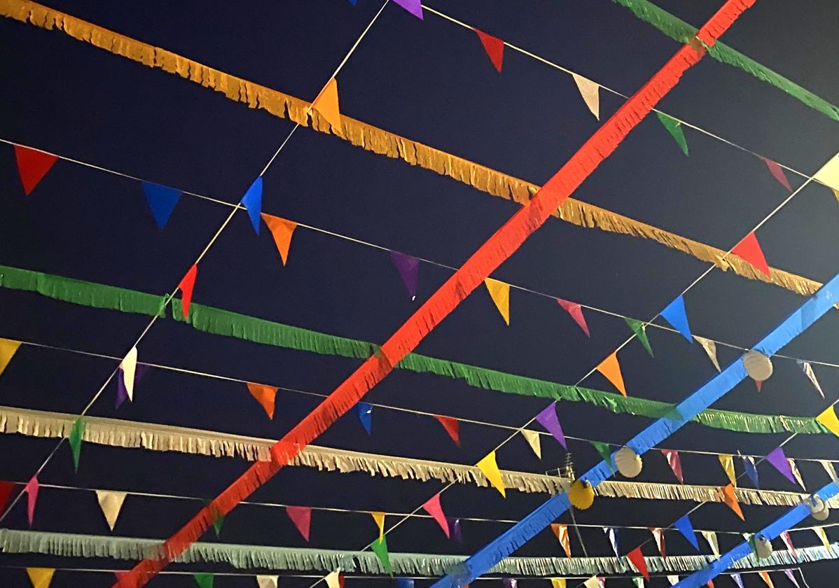 Banderines de la feria de La Codosera.