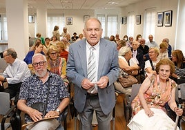 Manuel Femia Godoy, en el homenaje que tributó el Teléfono de la Esperanza el pasado mes de junio.