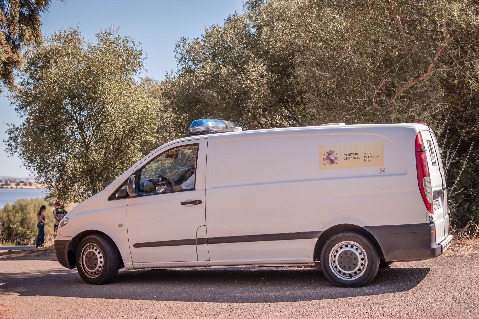 Operativo desplegado en Los Canchales para buscar al desaparecido en el embalse