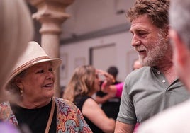 María Garralón y Juanjo Artero en la presentación de 'Ifigenia', la última obra del Festival.