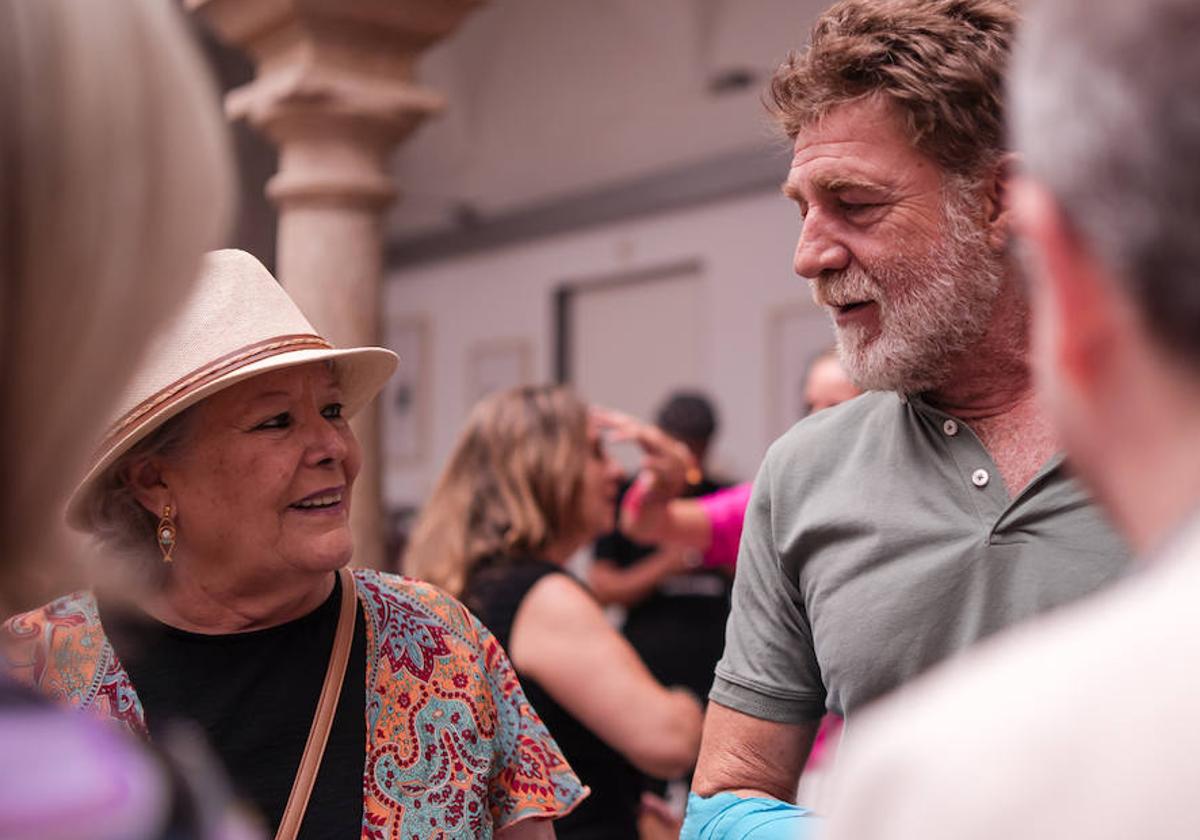 María Garralón y Juanjo Artero en la presentación de 'Ifigenia', la última obra del Festival.