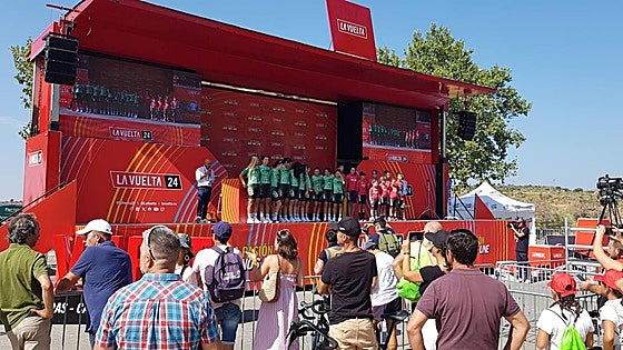 Así ha vivido Plasencia la salida de la 4ª etapa de la Vuelta Ciclista a España