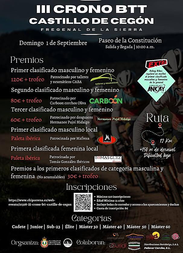 Vuelve la Crono BTT Castillo de Cegón