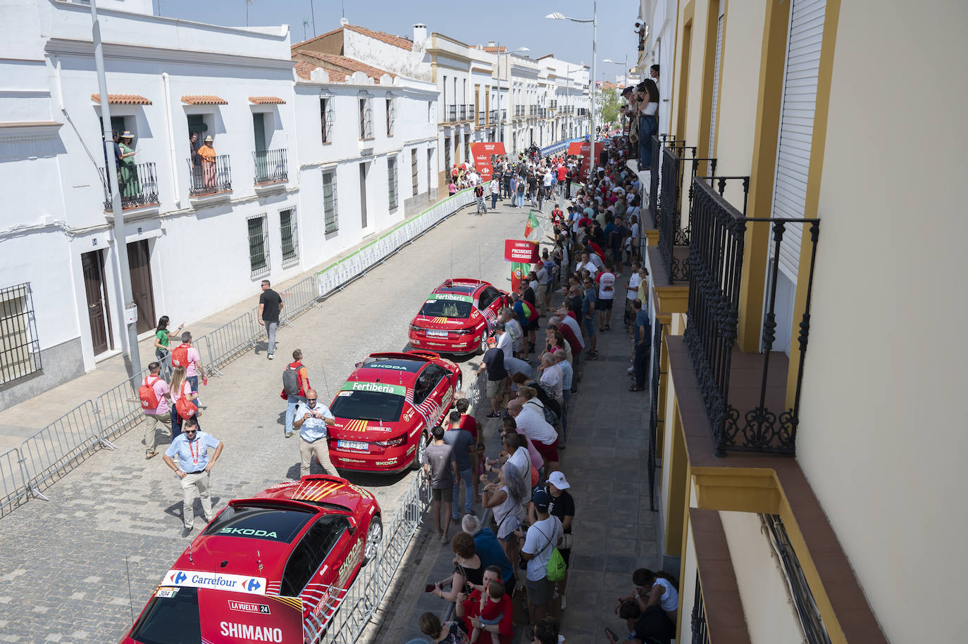 La Vuelta se despide de Extremadura, en imágenes