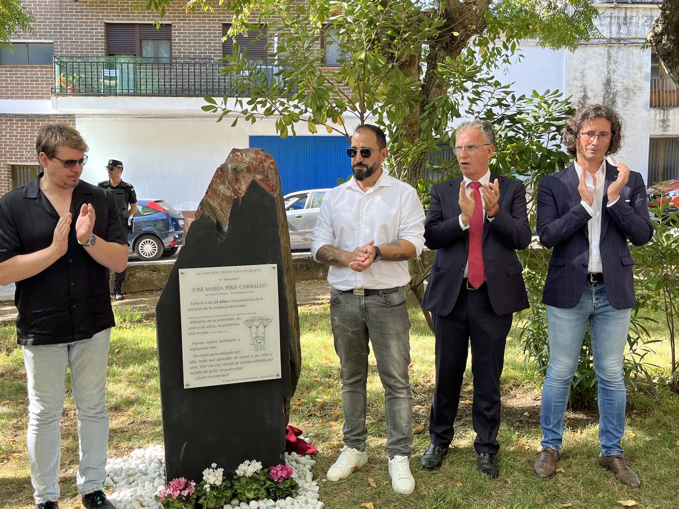 Acto homenaje a Jose María Piris, el primer niño asesinado por ETA