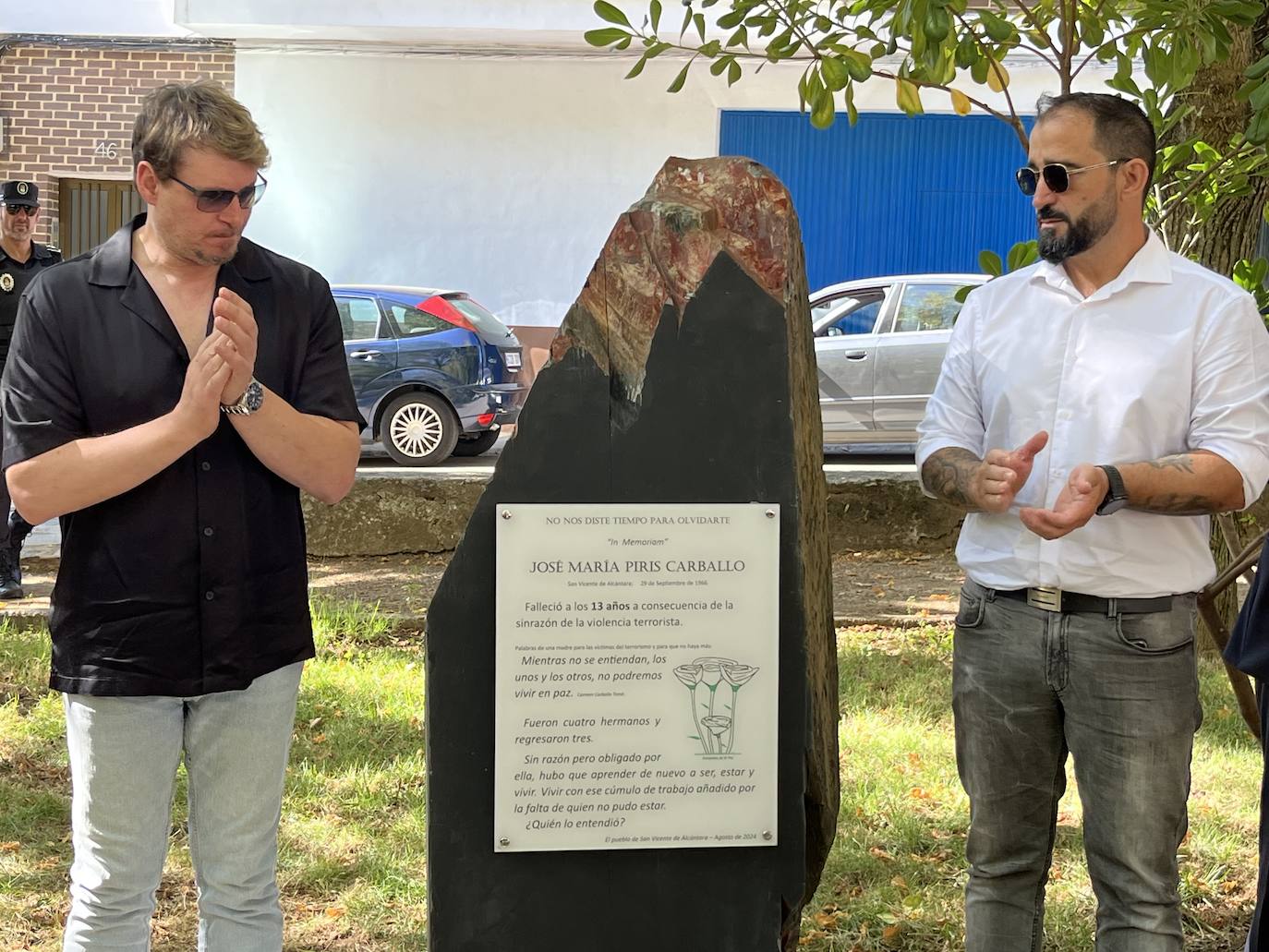 Acto homenaje a Jose María Piris, el primer niño asesinado por ETA