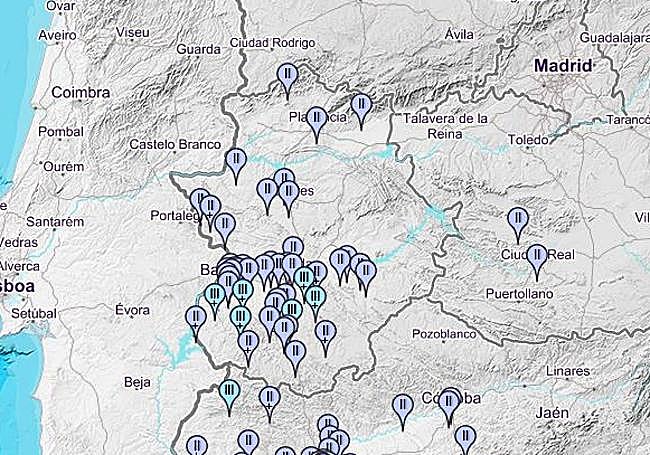 Mapa de intensidades.