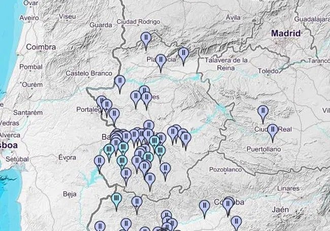 Mapa de intensidades.