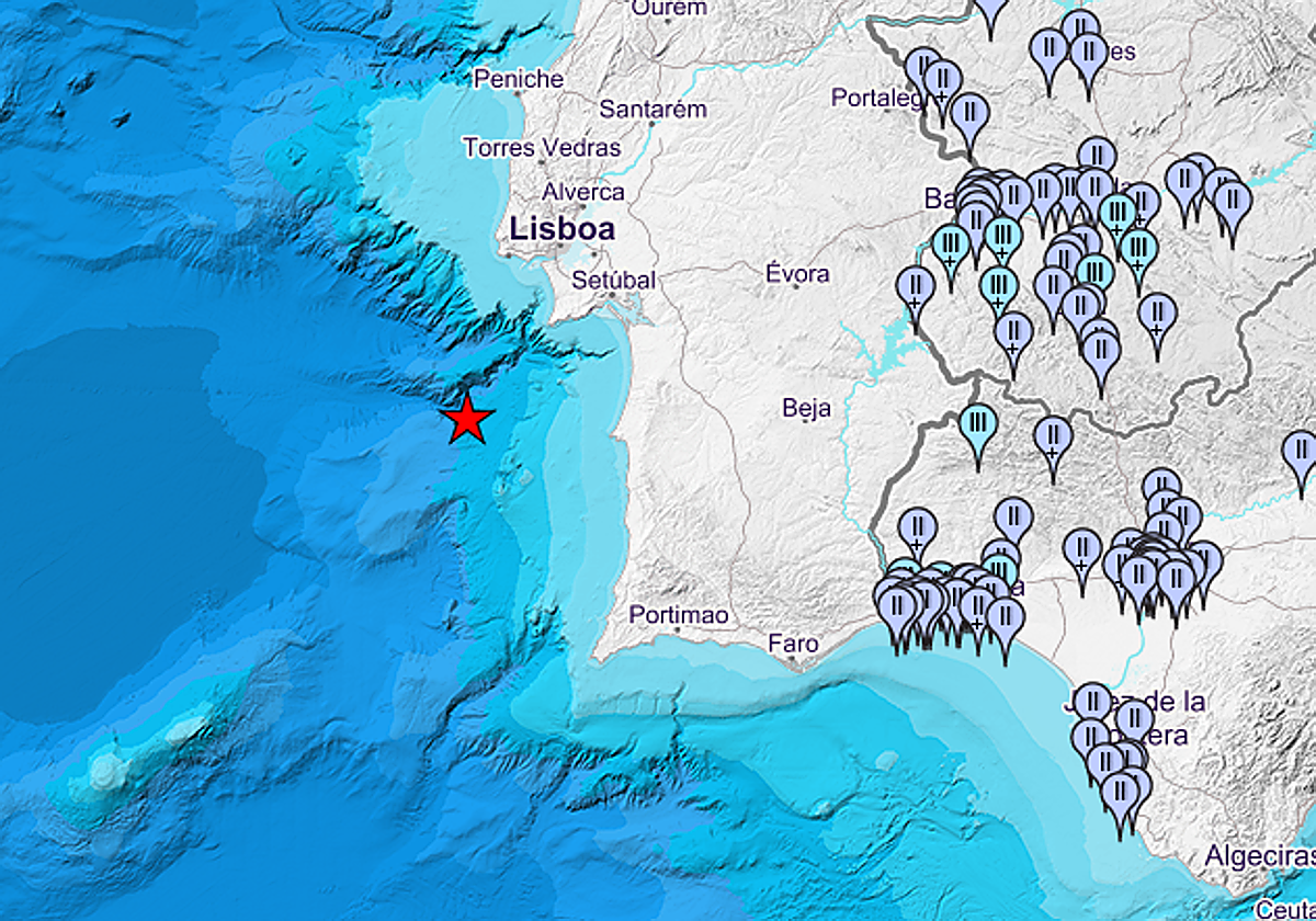 Fregenal amanece con un terremoto con empicentro cercano a Portugal