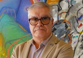 Pedro Fernández Salguero, rector de la Universidad de Extremadura.