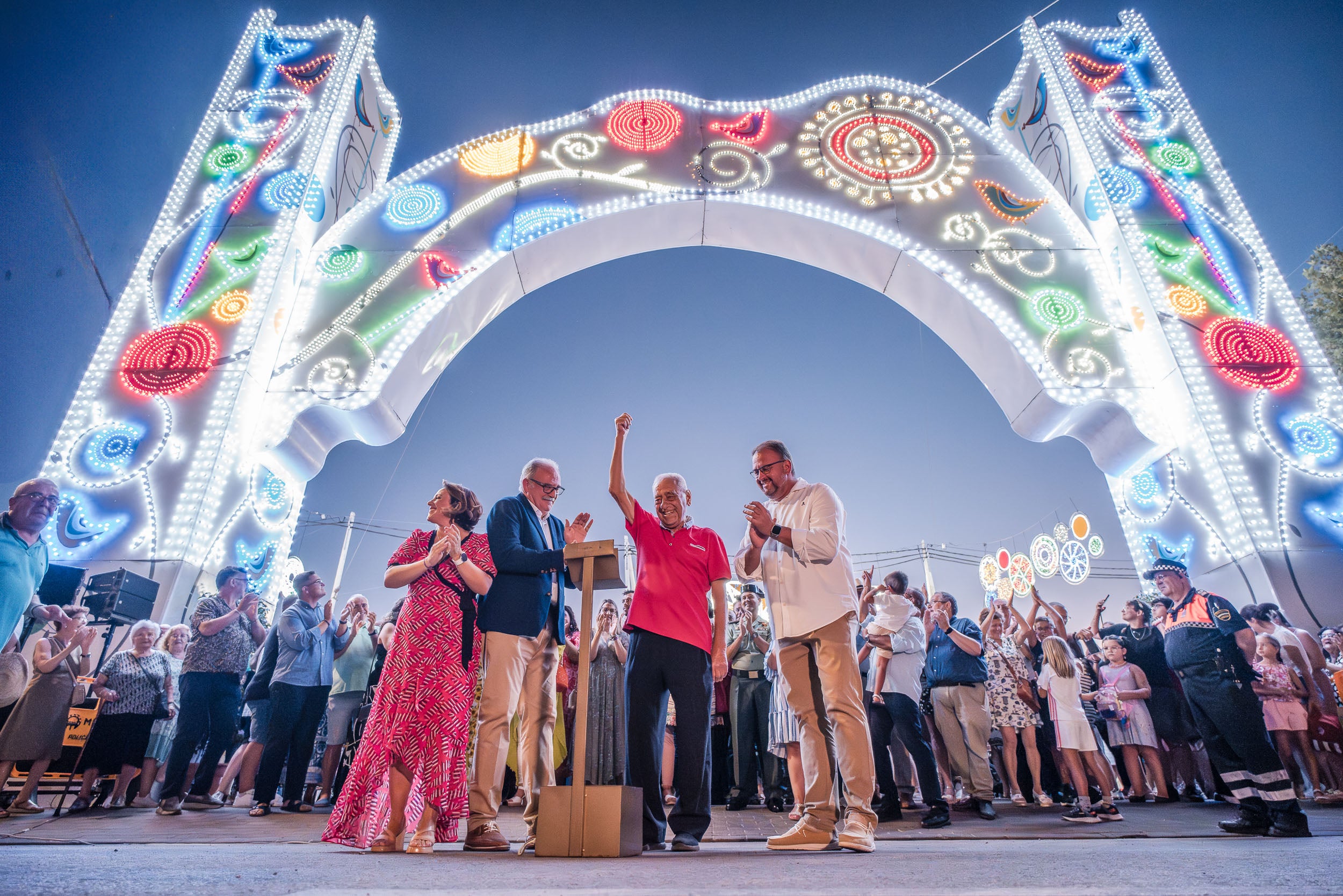 FOTOS | El alumbrado ilumina la Feria de Mérida