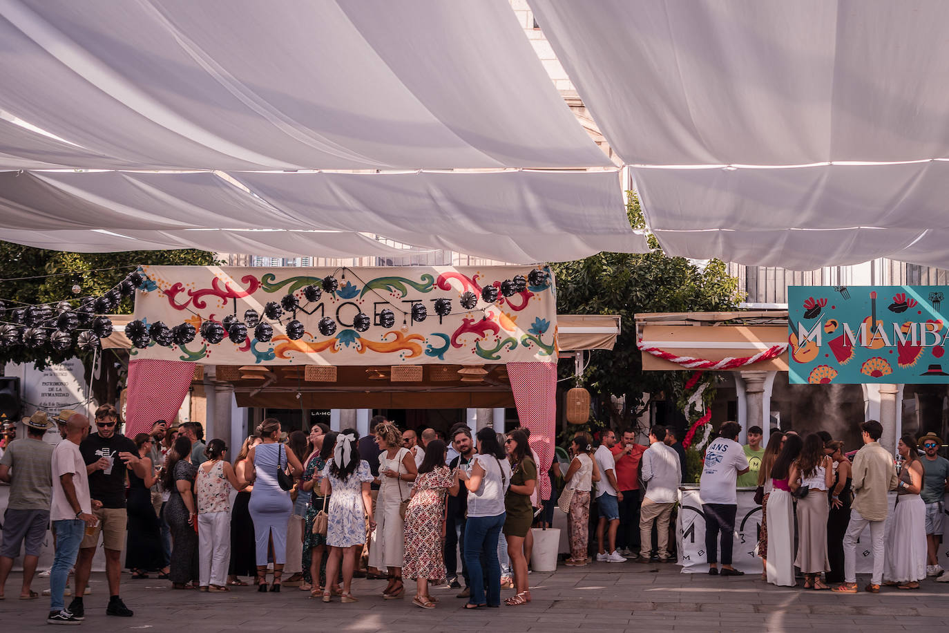 Imagen del ambiente de la Feria de Mérida.