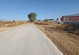 Comienzan las obras de mejora en el camino que va al Embarcadero de Ganado