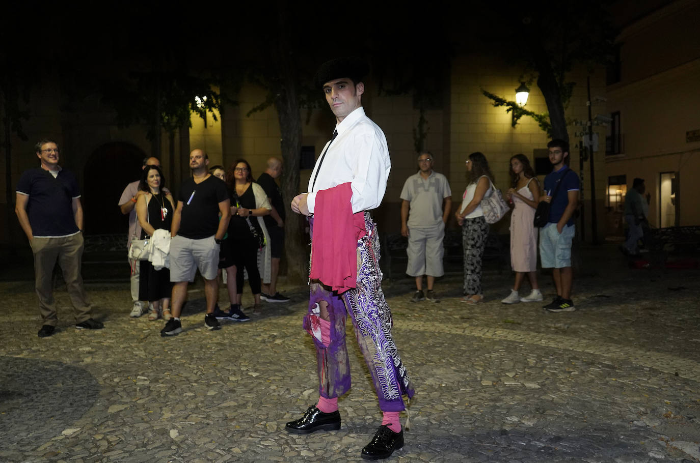 Fotos | Ambiente en la Plaza Alta de Badajoz en la clausura de la Ciudad Encendida