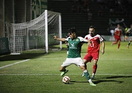 Un momento del partido.