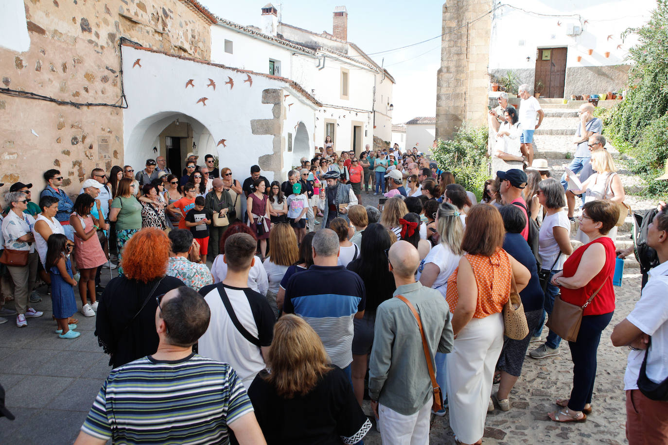 Así ha sido la ruta judía en Cáceres, en imágenes