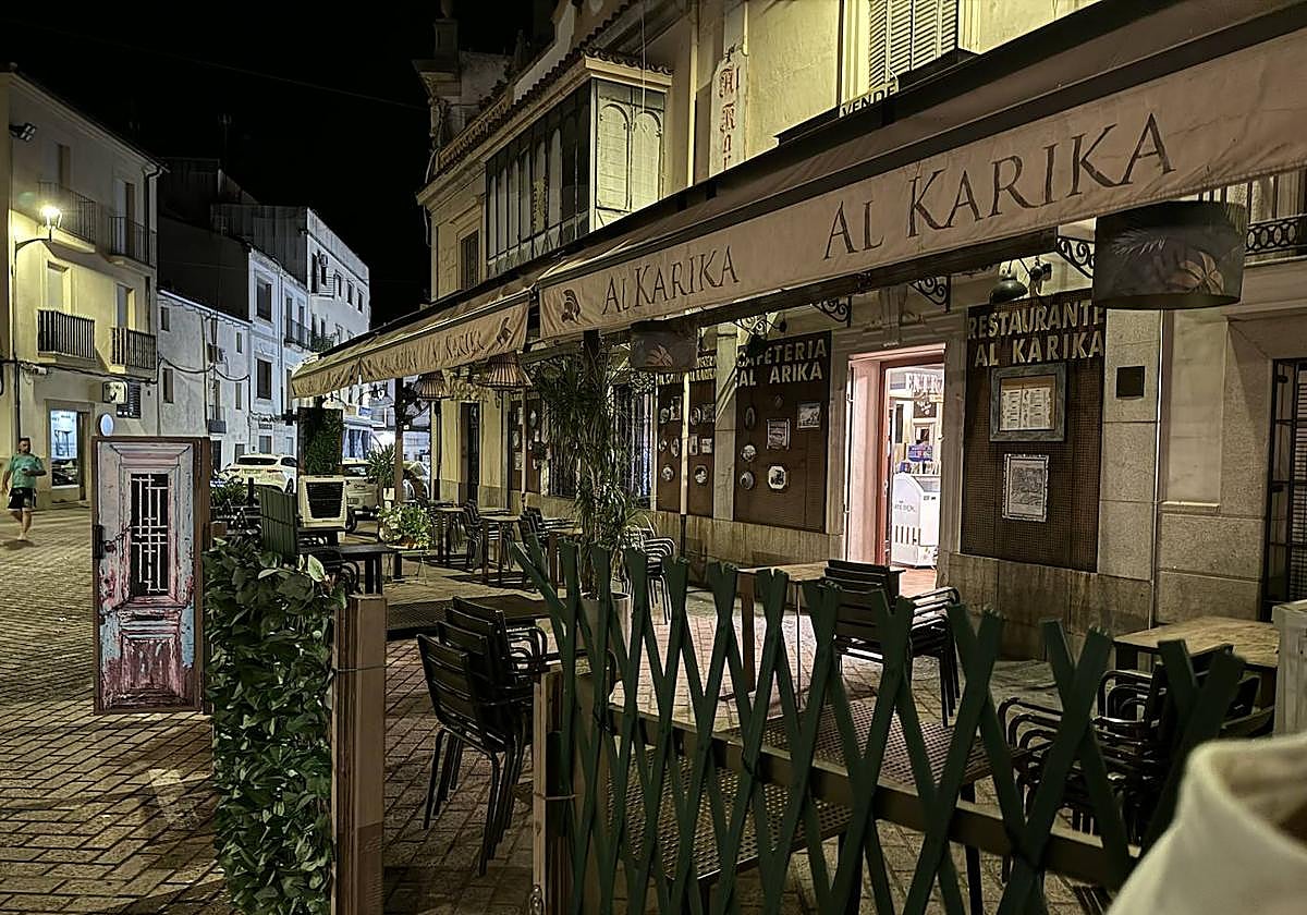 Exterior del local donde se registró el incidente.