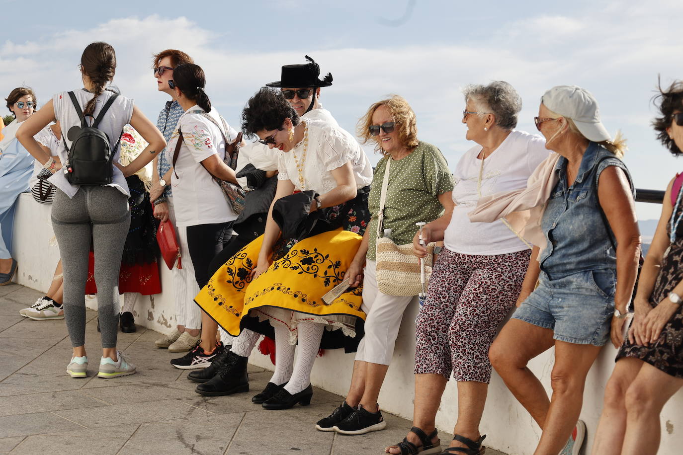 Imágenes de la patrona por las calles de Cáceres