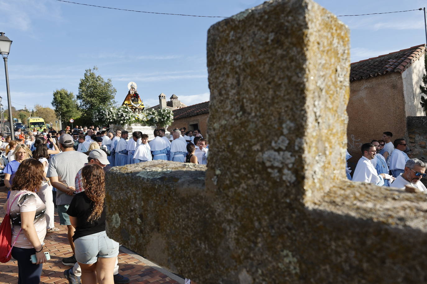 Imágenes de la patrona por las calles de Cáceres