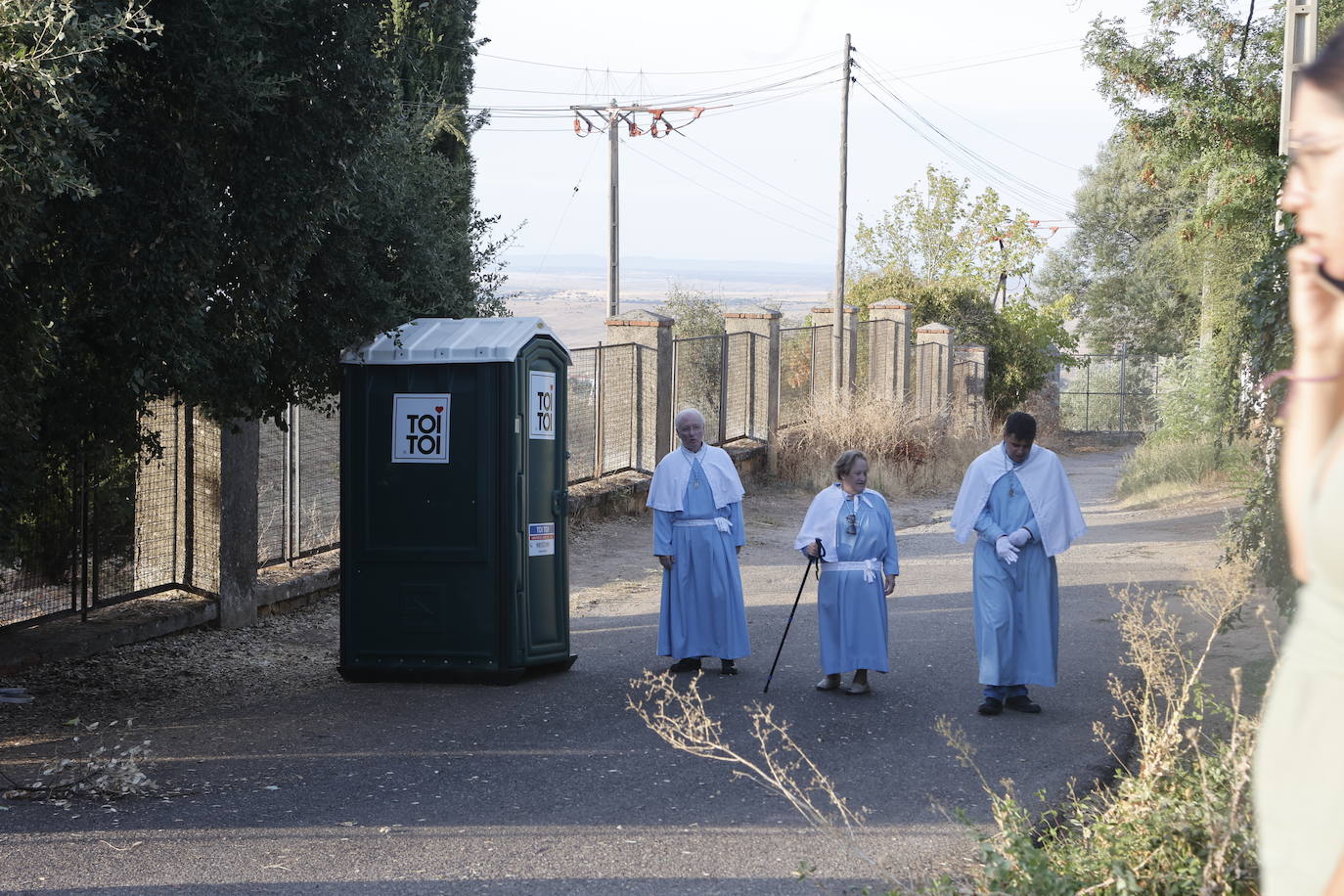 Imágenes de la patrona por las calles de Cáceres