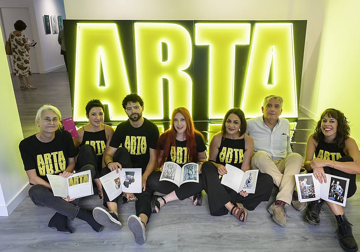 Inauguración de la exposición de ARTA en Badajoz.