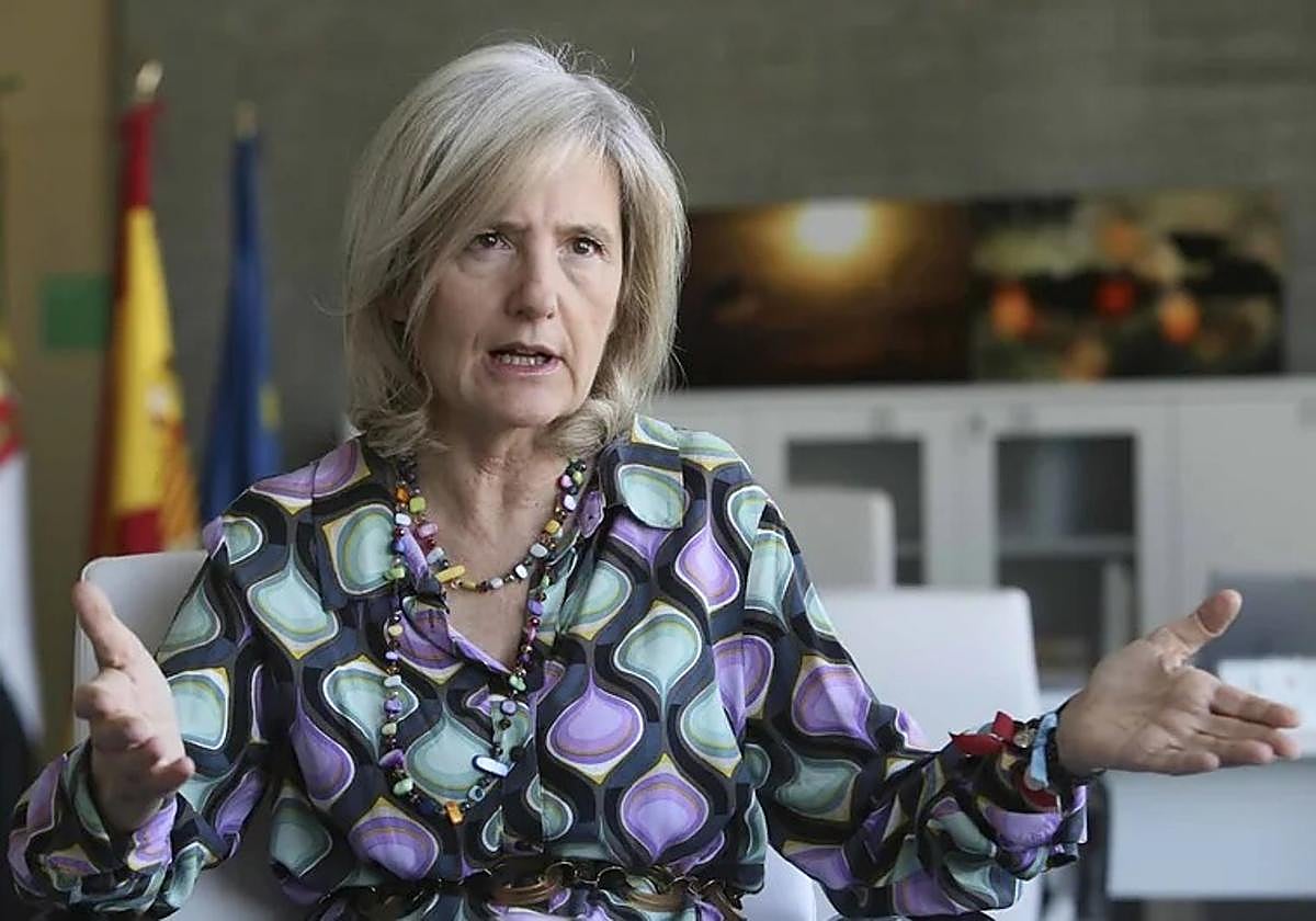 La consejera de Cultura, Turismo, Jóvenes y Deportes, Victoria Bazaga.