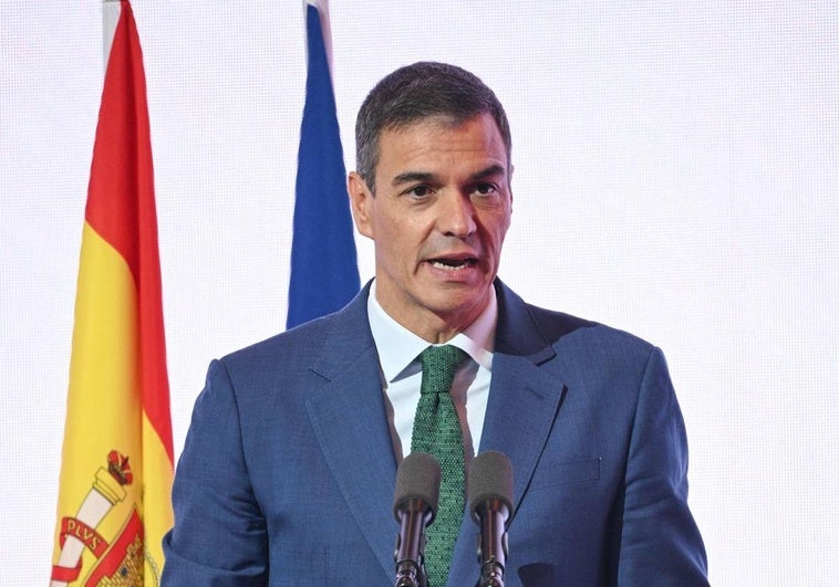 El presidente del Gobierno, Pedro Sánchez, este martes en Shanghái.