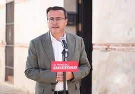 Miguel Ángel Gallardo, secretario general del PSOE de Extremadura.