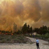 La Brif de Pinofranqueado envía 18 efectivos para luchar contra el fuego en Portugal