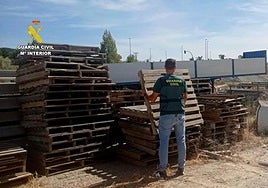 La Guardia Civil detiene a un grupo organizado especializado en el robo de palets.