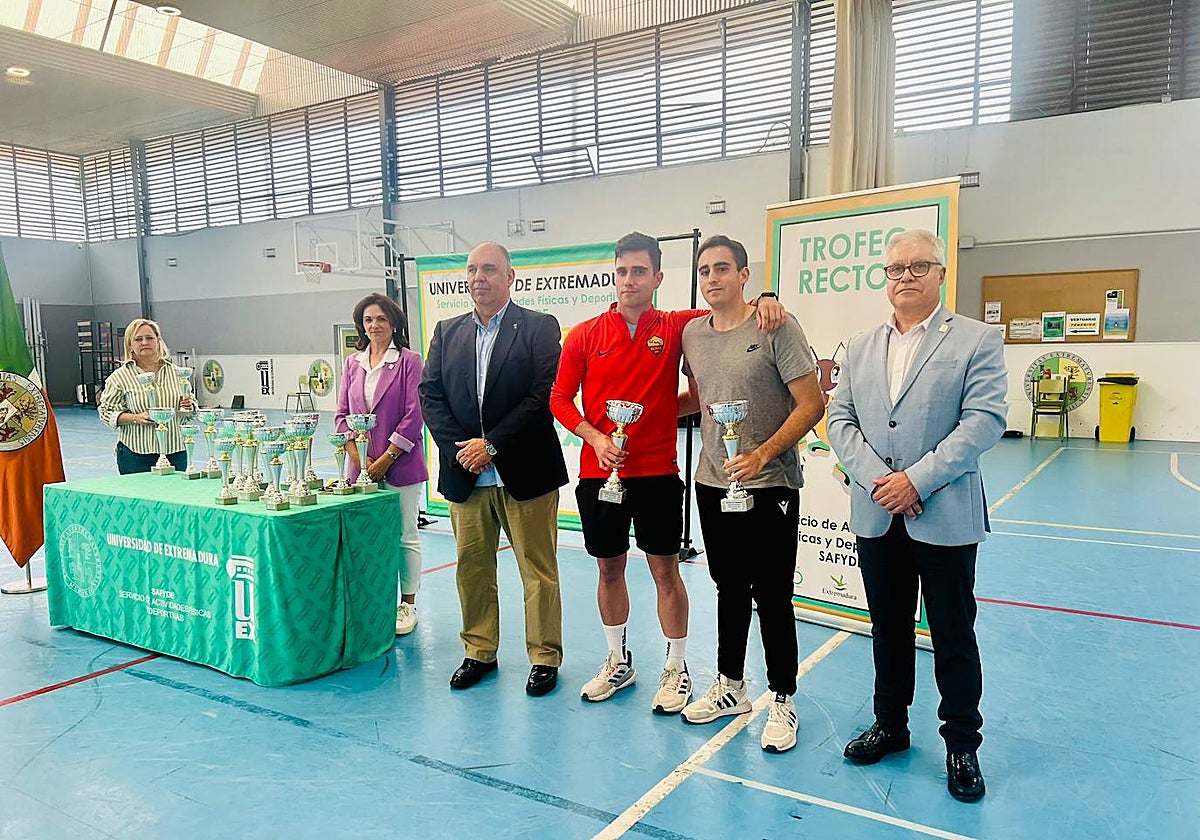 Algunos de los vencedores.