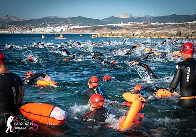Samuel participando en una de las pruebas del circuito