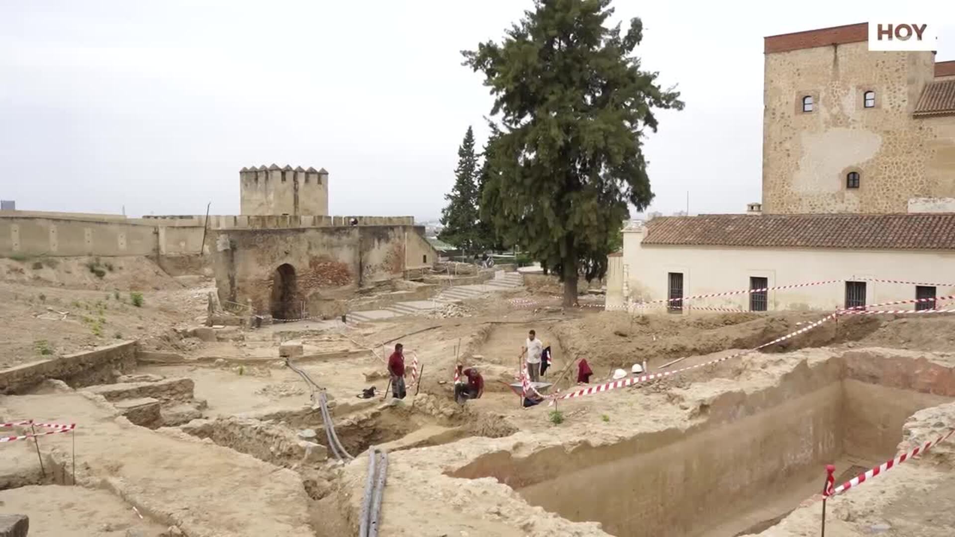 El Ayuntamiento retoma las obras de la nueva escalera de la Alcazaba