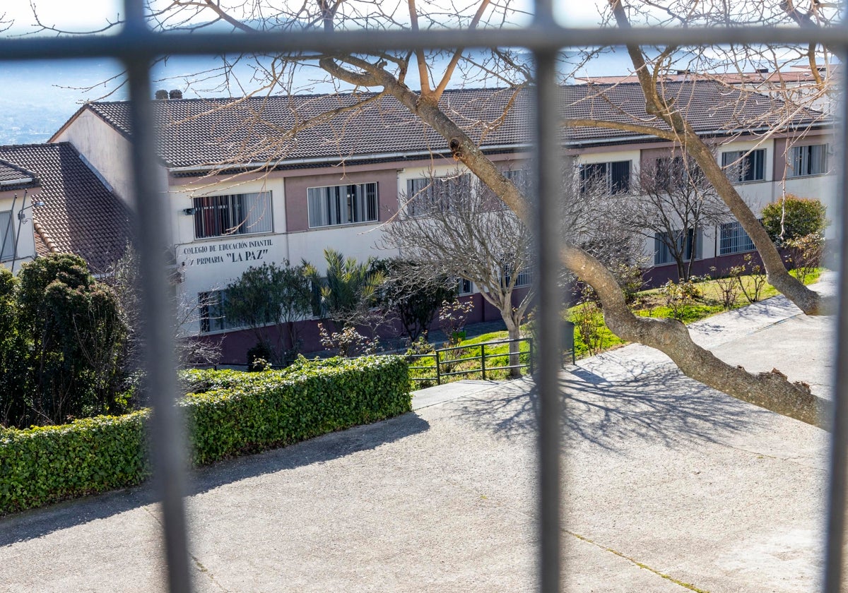 Colegio público La Paz, en Plasencia, uno de los 23 centros de atención preferente.