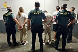 Detención de los integrantes del grupo delictivo.