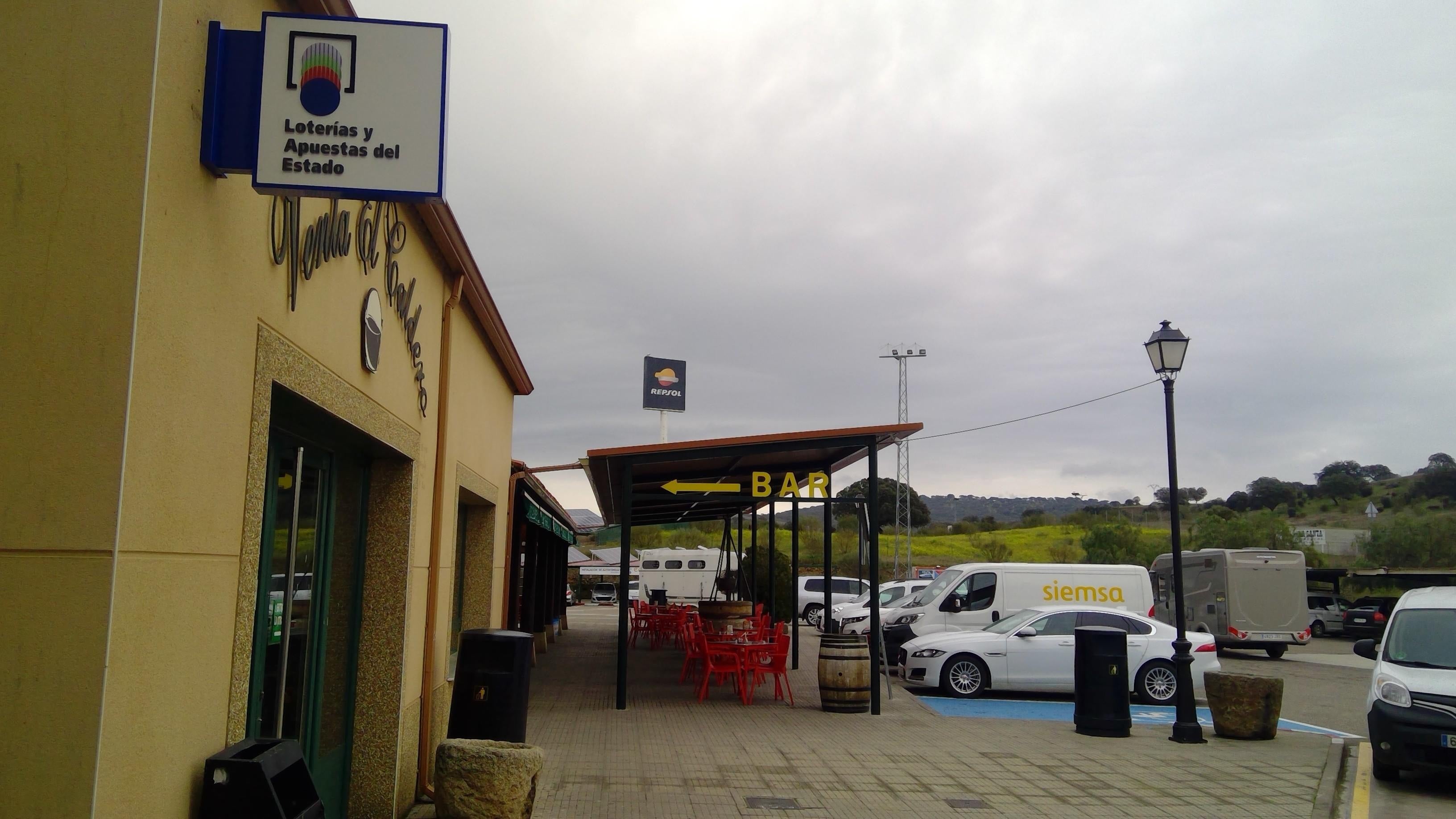 Punto de venta en Malpartida de Plasencia.