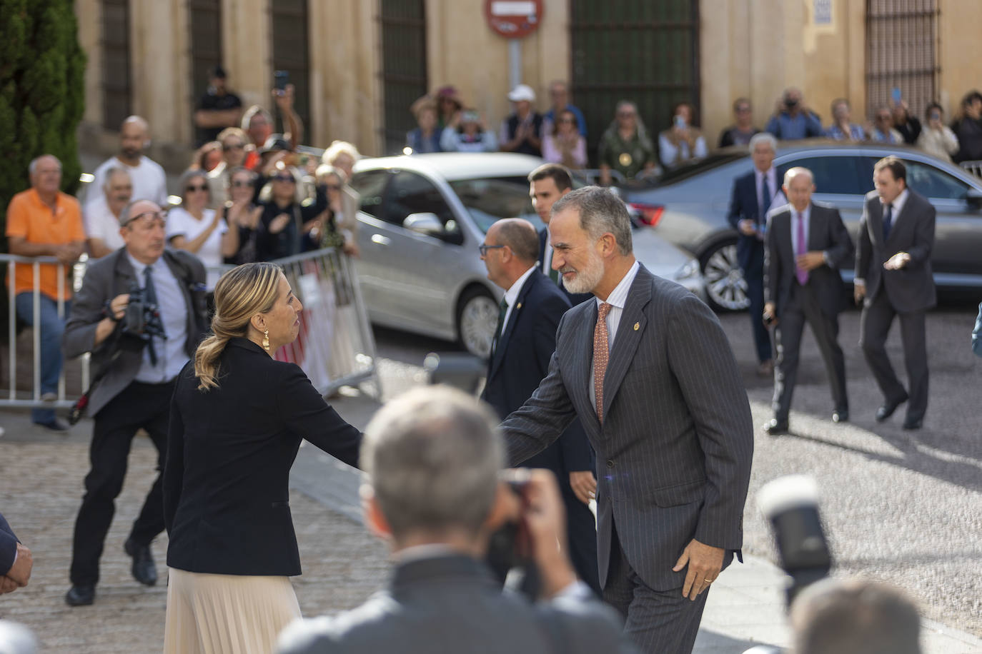 Fotos | El Rey preside el acto inaugural del encuentro sobre Historia en Trujillo