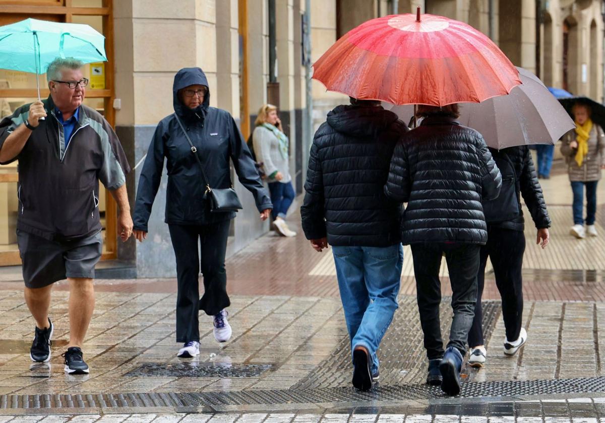 El frente atlántico dejará lluvias en el norte de Extremadura, Galicia y Castilla y León.